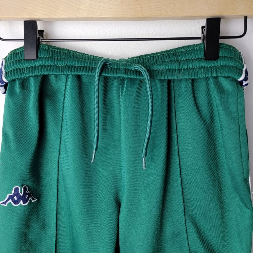 Kappa Green & Navy 222 Banda Track Pants Size Medium - Picture 10 of 13